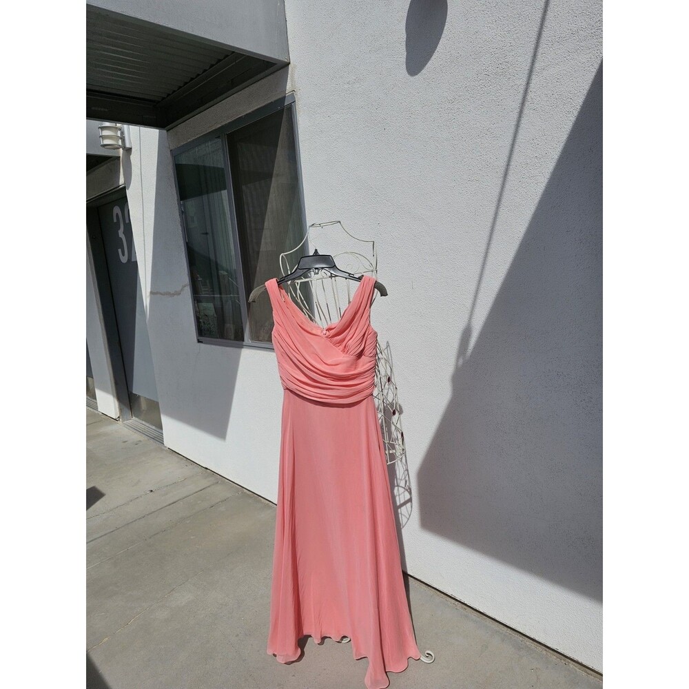 After Six Sleeveless Bridesmaid Dress Ginger Size 4 100% Polyester Style 6667